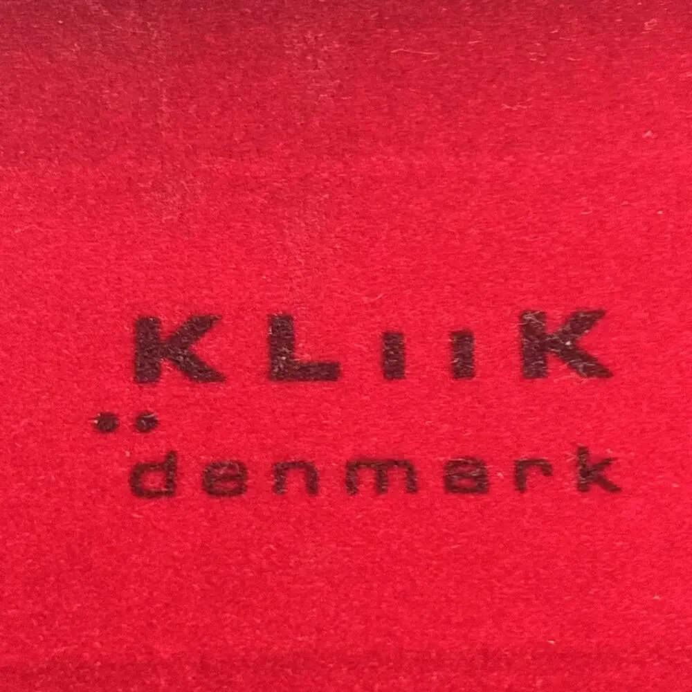 Kliik Denmark 663 S217 50-16-135 Rose Gold Brow Full Rim Eyeglasses Frame w Case